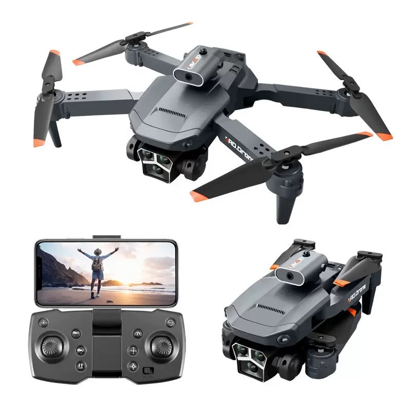 Drone Profissional Com 2 Câmeras Fotografia Aérea Quadricóptero 2.4G Wifi 1800mah