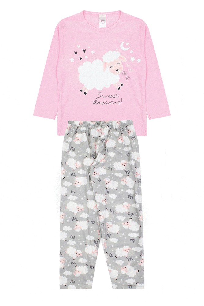 Pijama Infantil Feminino Inverno Sweet Dreams R