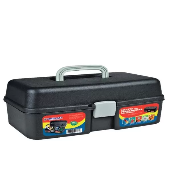 MALETA P/ FERRAMENTAS S/BAND PRETA 16,5X20X37 CM