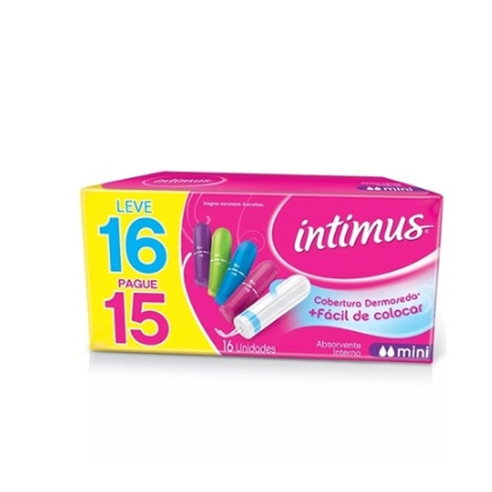 Absorvente Interno Intimus Ob Mini C/16 unidades