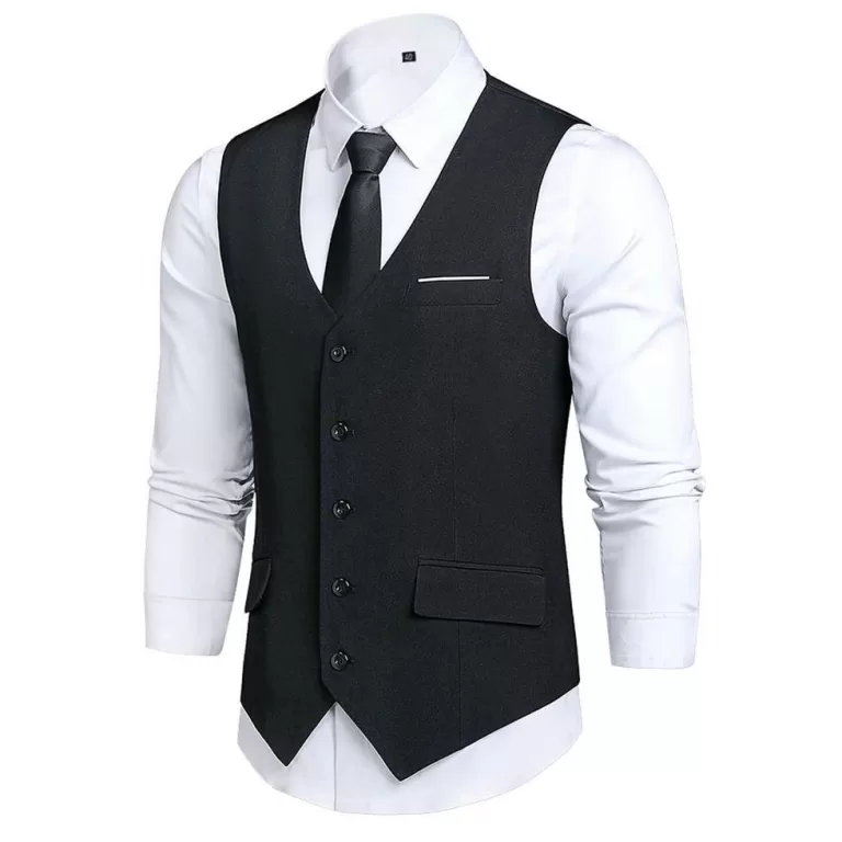 Colete Social Masculino Slim Com Regulagem –