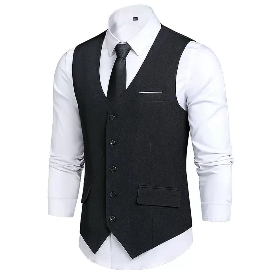 Colete Social Masculino Slim Com Regulagem – Todas As Cores