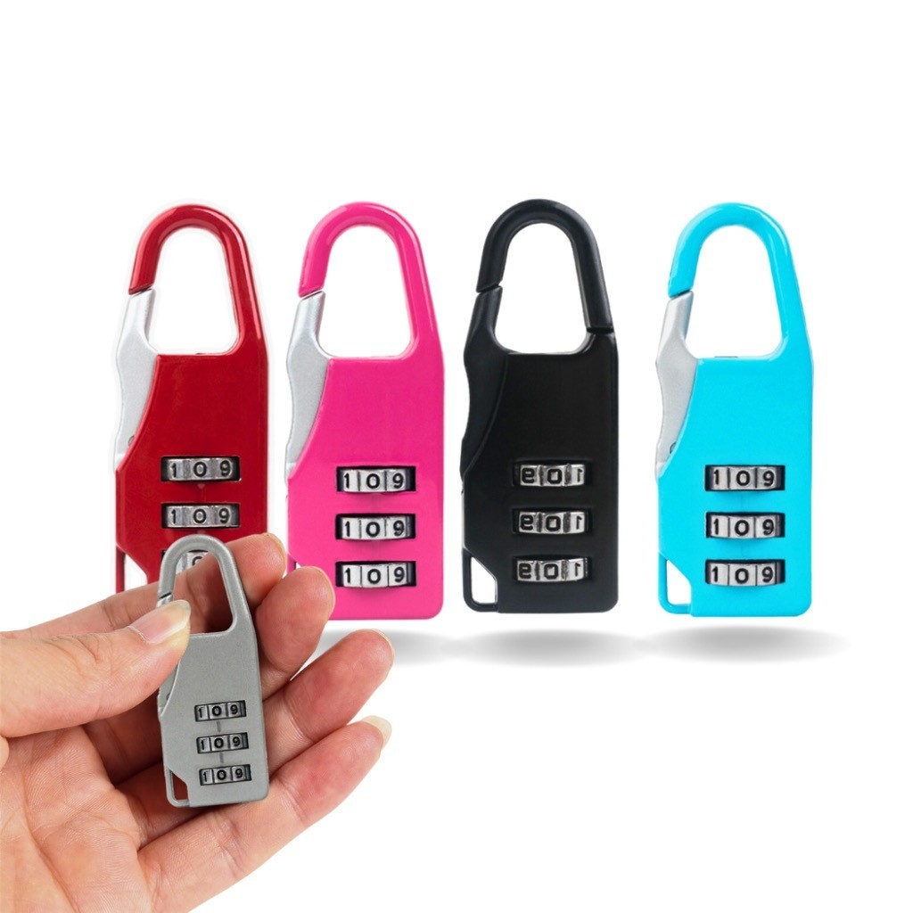 Cadeado Senha Segredo Armário Academia Mala Mochila + Seguro