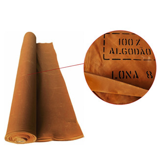 Encerado Fio 8 100% Algodão Impermeável Caqui 5&