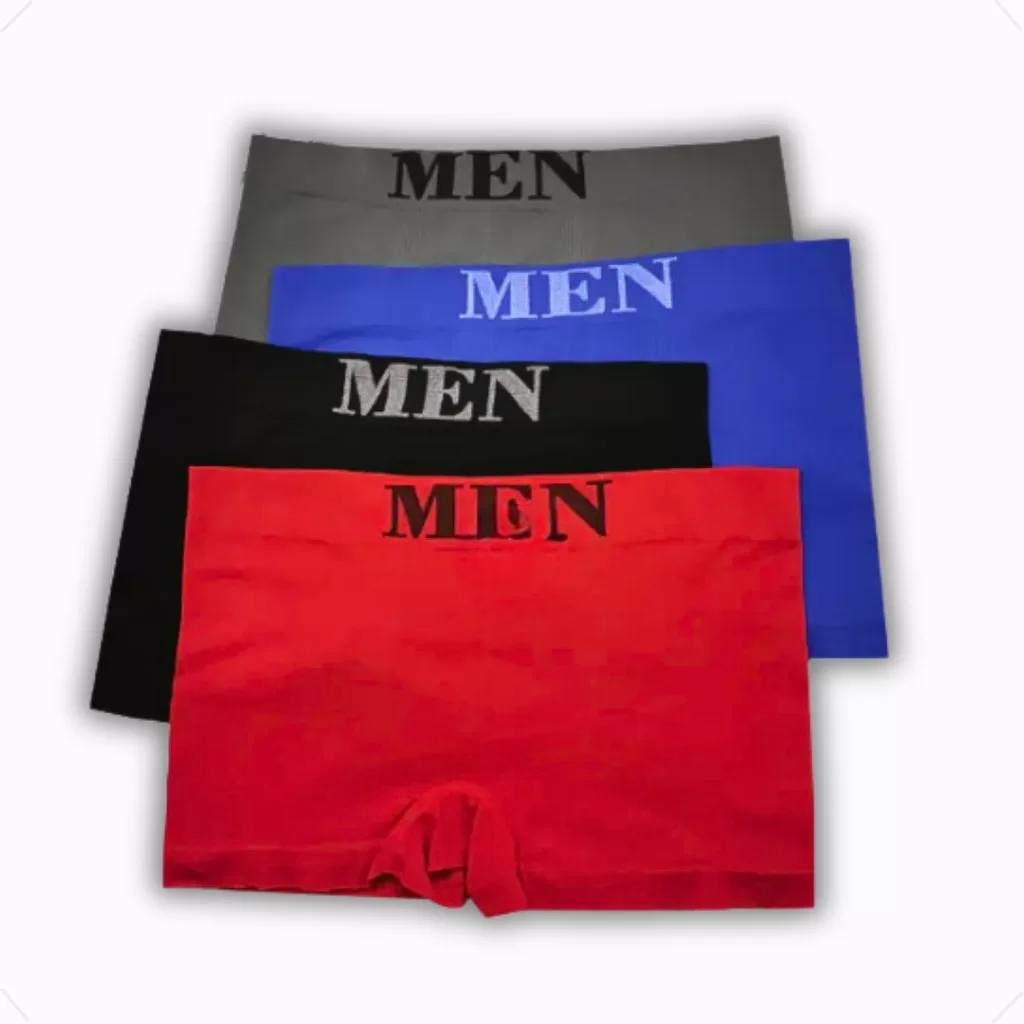 Kit 4 Cueca Box Masculina Microfibra Premium Cueca Boxers