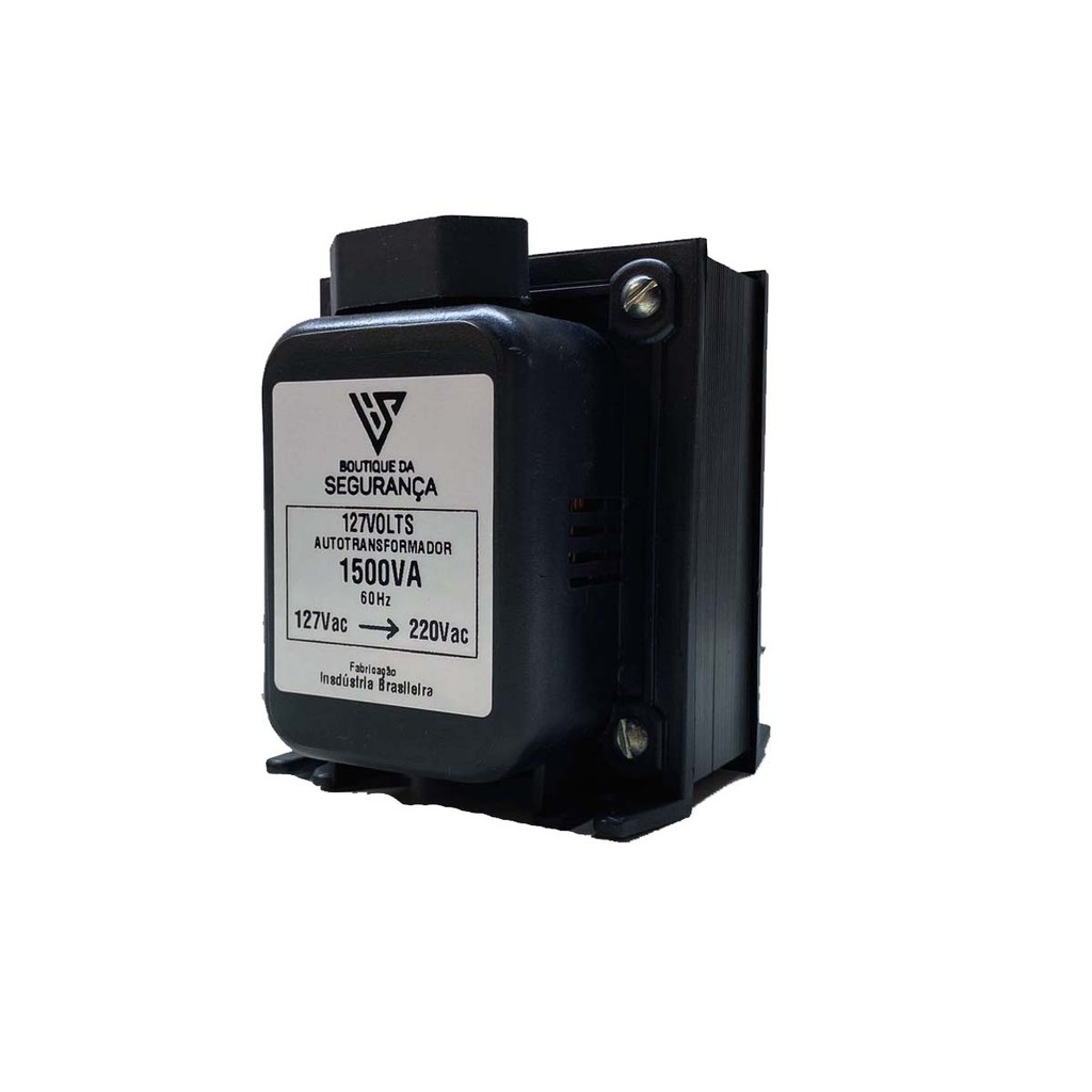 Transformador 1500VA Conversor de Voltagem AutoTransformador 800 watts
