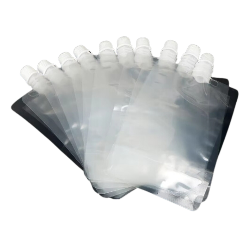 Saco com Tampa Suco Bebida Refresco Caipirinha Drink Kafe Embalagens