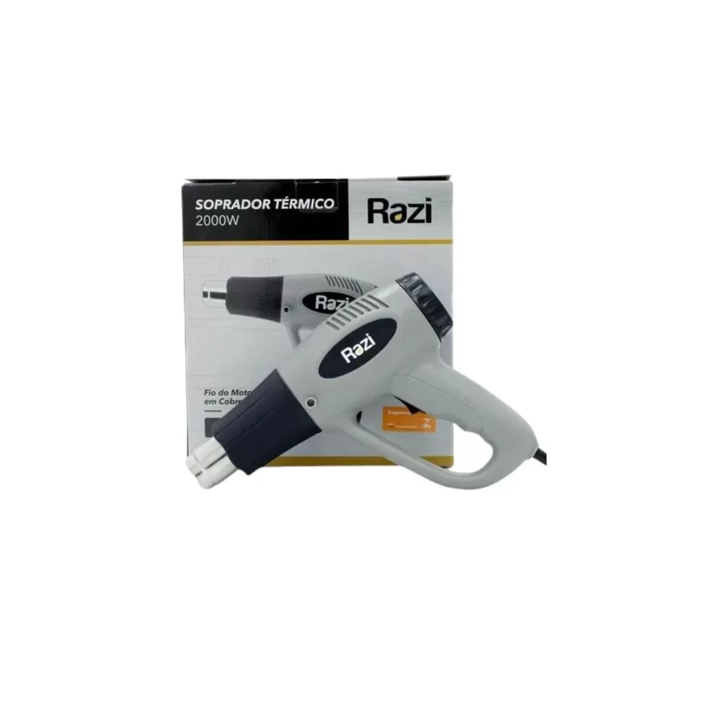 Soprador Térmico Ar Quente 1500/2000w 300 À 550°c – Razi