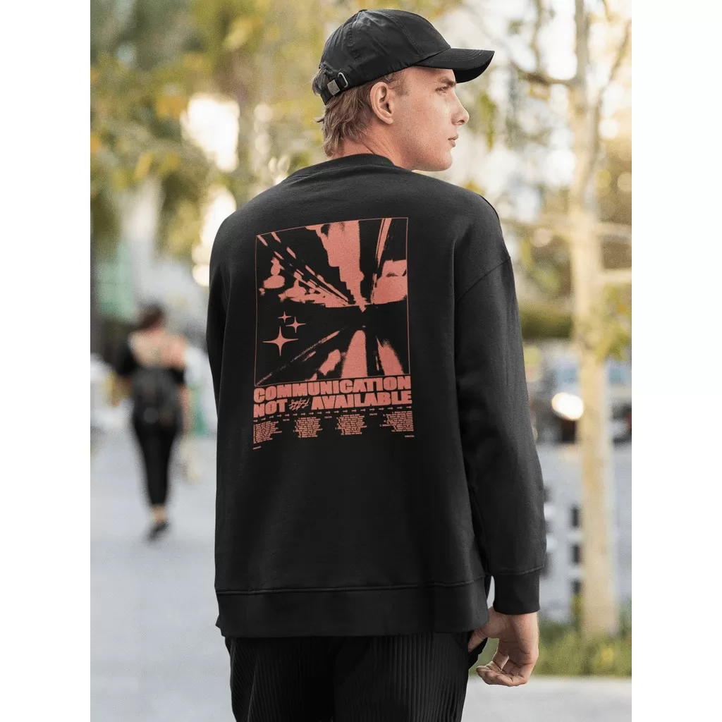 Moletom Careca Blusa de Frio Suéter Gola Redonda Masculino Casual Streetwear 100% Algodão