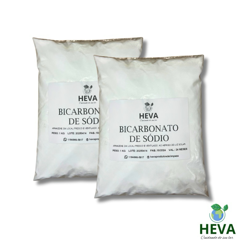 Bicarbonato de Sódio 100% puro grau alimentício 1kg Alta pureza