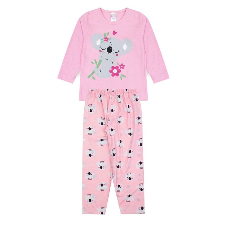 Pijama Infantil Feminino Inverno Coala – Hey