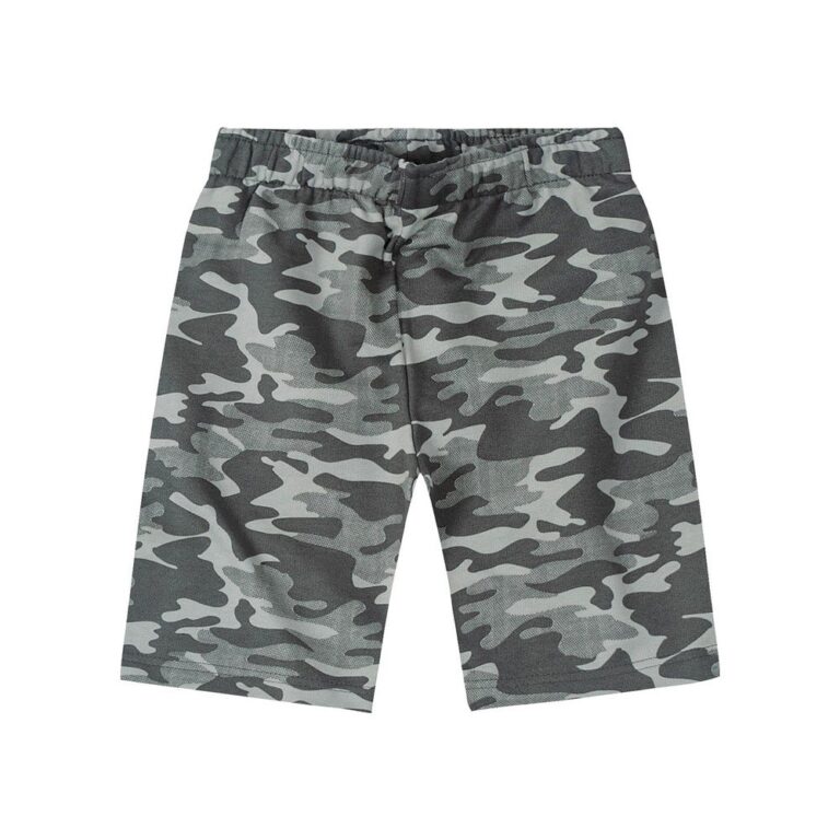 Bermuda Infantil Masculina Moletinho Verão Camufl