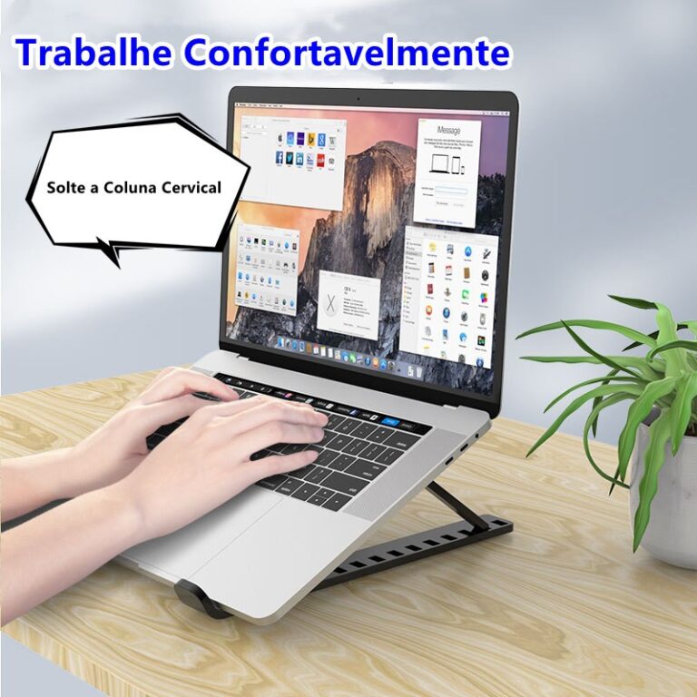 Suporte Apoio De Notebook Laptop Compacto Articula