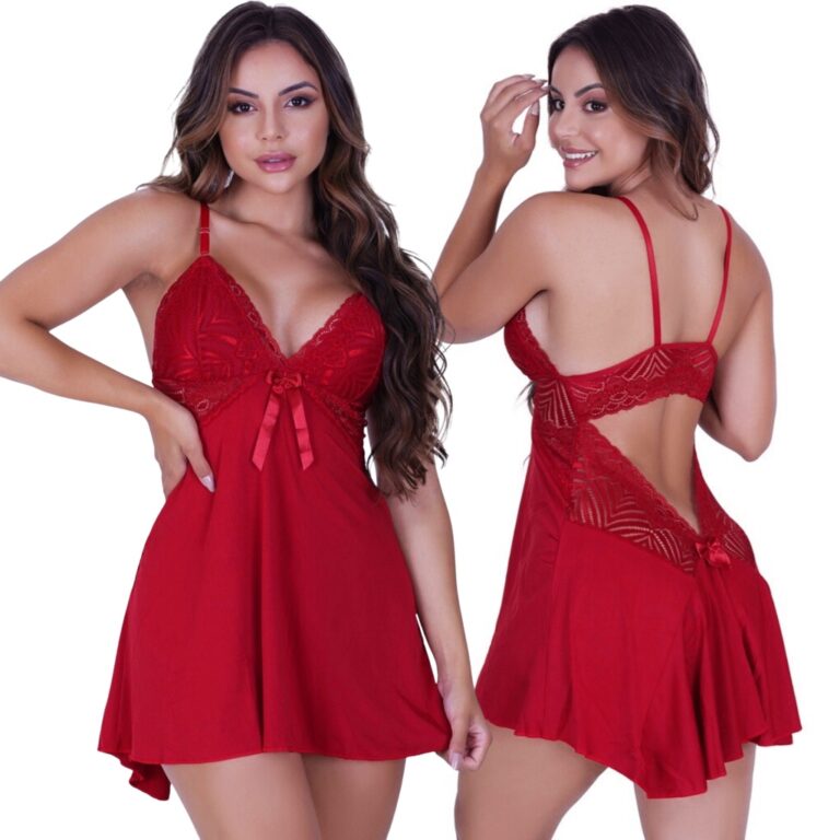 Camisola Sexy sem Bojo Sensual Costas Abertas Com 