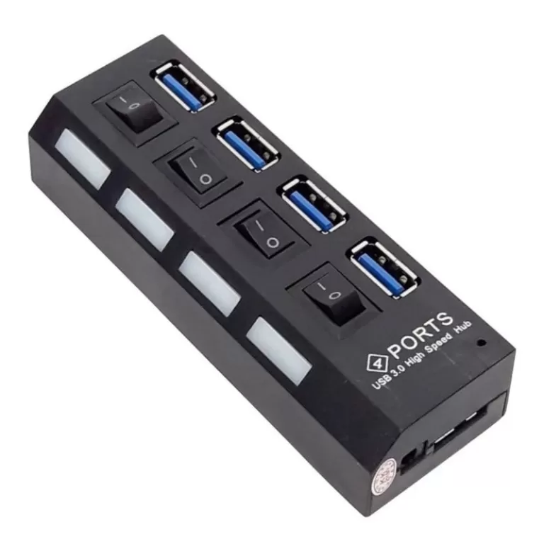 Multiplicador 4 Usb 3.0 Hi-speed 5gps Suporta Hd 1