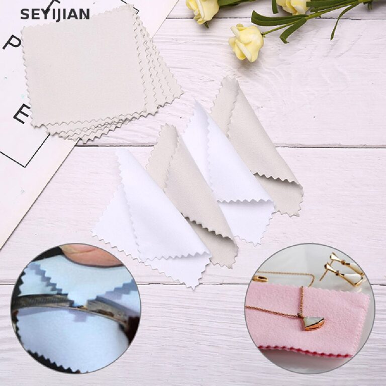 SEY 50 PCS Pano De Limpeza De Jóias Anti-Tarnish 