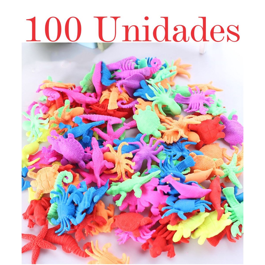 Kit 20 a 100 – Bichinhos Insetos Que Cresce Na Água Bicho Animal Em Gel – Animais