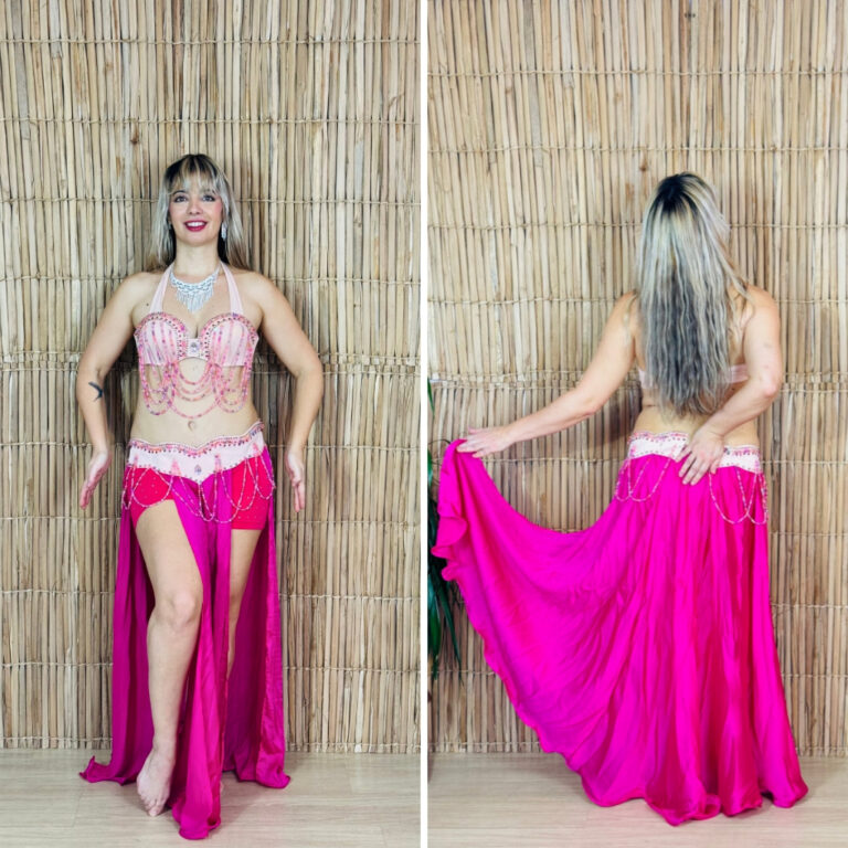 [Liquidação] Dança do Ventre Traje Bordado Comp