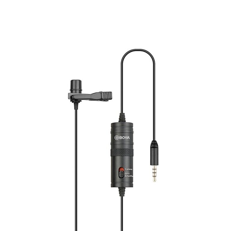 Microfone Lapela Boya BY-M1 Condensador Omnidireci