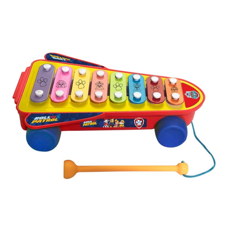 Brinquedo Infantil Foguetinho Xilofone Patrulha Ca