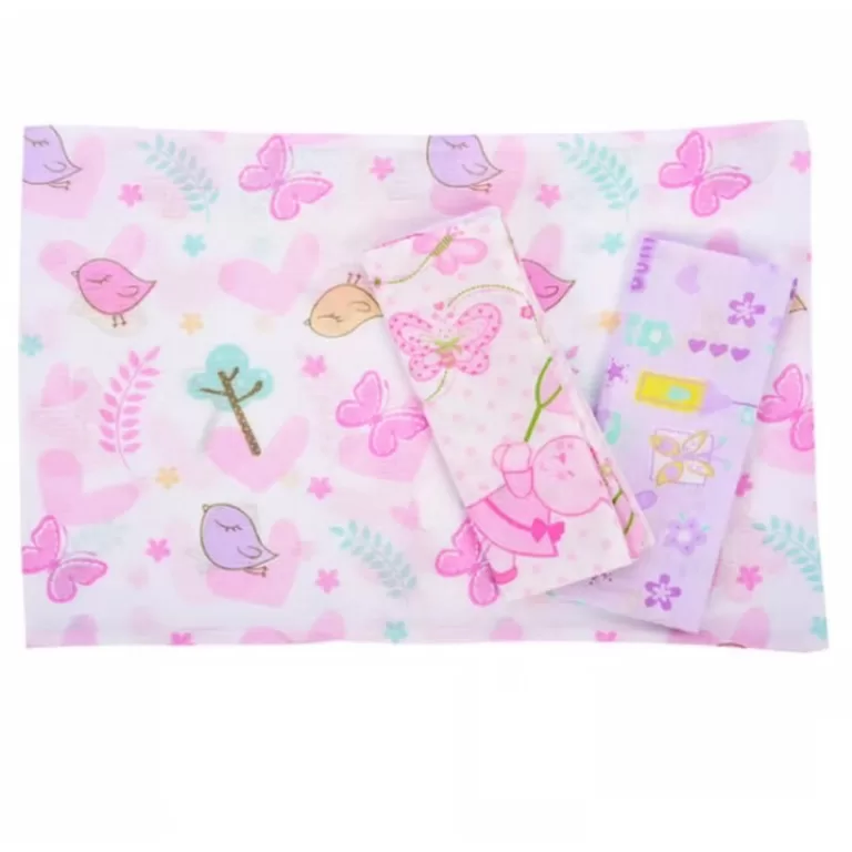 Kit Com 3 Fronhas Estampadas Minasrey Enxoval Comp