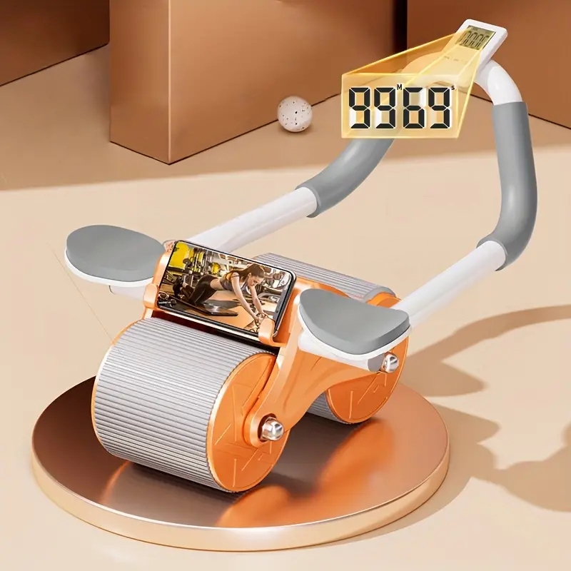 Roda de Exercício Abdominal com Eficiência Em Fortalecimento Dupla Suporte