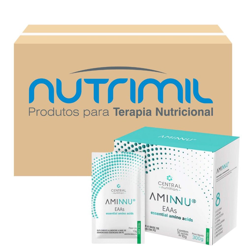Aminnu Limão – 30 saches – Kit com 3 unidades