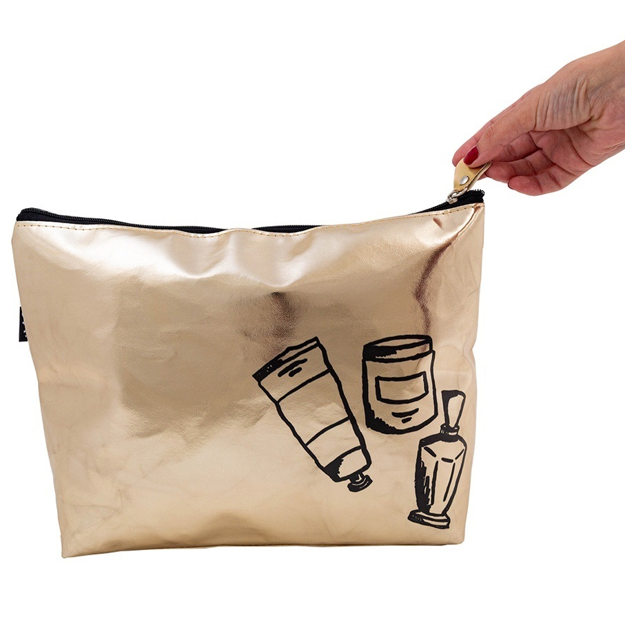 NECESSAIRE BOLSA DE MAO – MAKE UP GOLD
