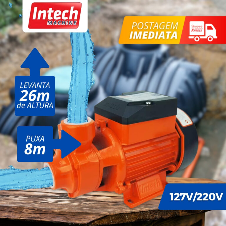 Motobomba periférica 1/2 hp monofásica – B