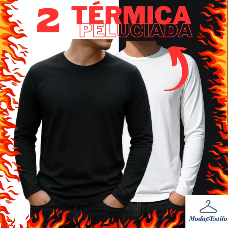 KIT C/ 2 Blusa de Frio Segunda Pele Térmica Peluc