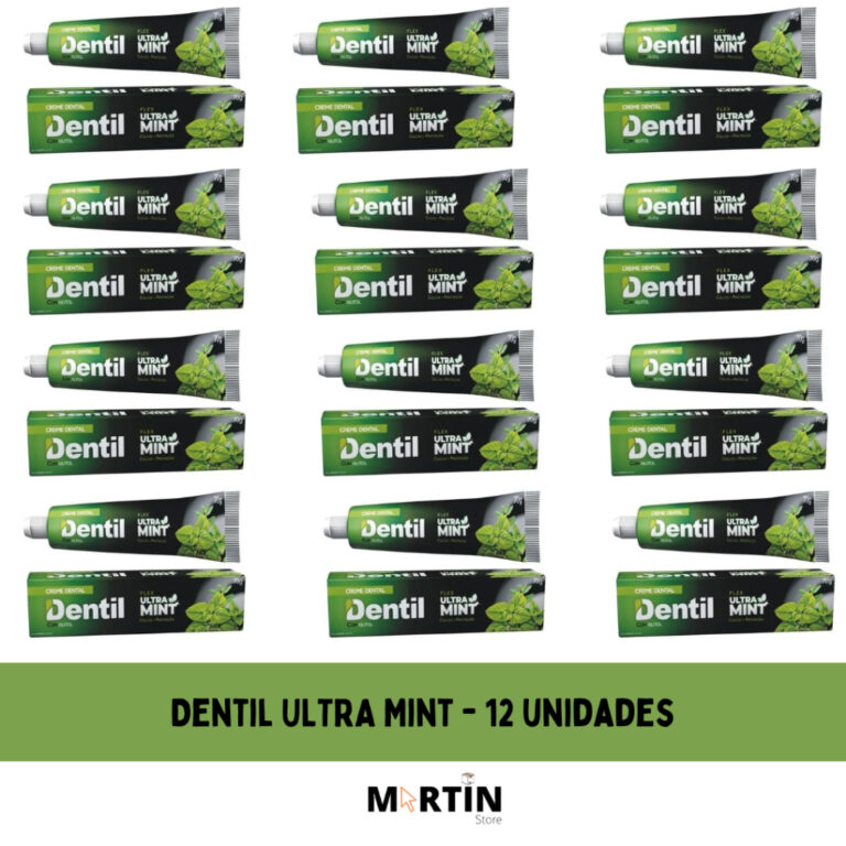 Kit 12 Creme Dental Dentil Ultra Mint Menta Refres