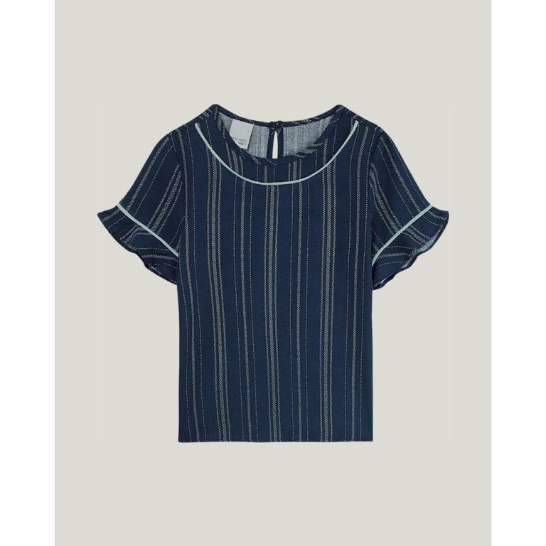 Blusa Listrada Viscose Menina Infantil