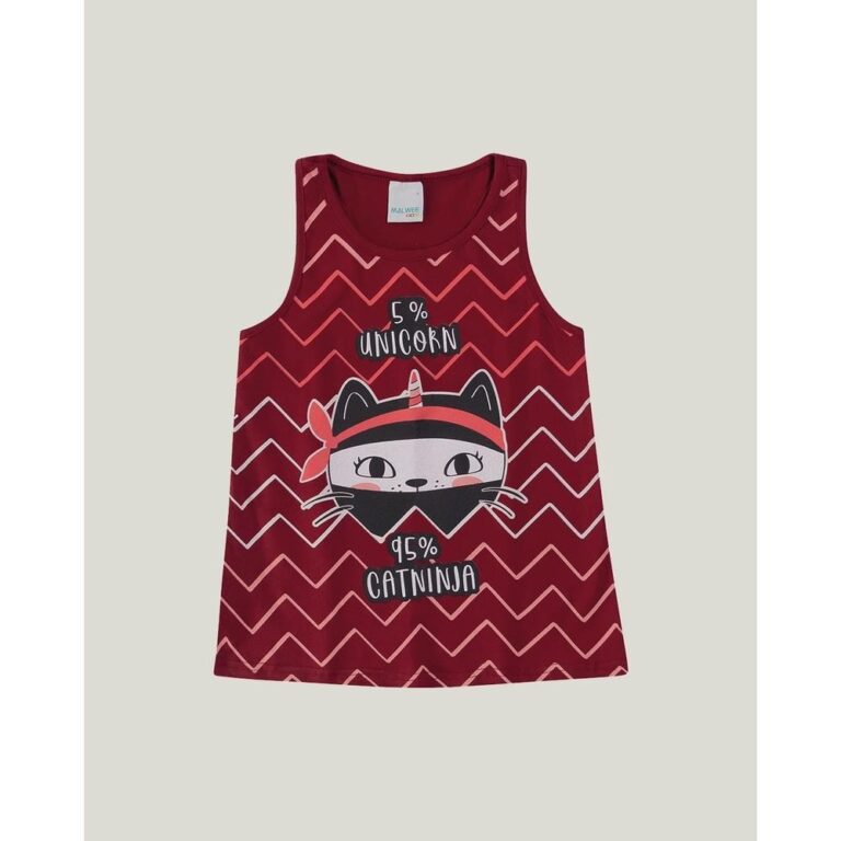 Blusa Catninja Menina Malwee Kids