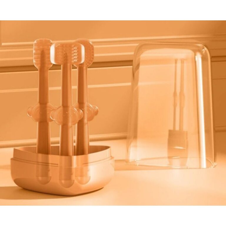 Escova Dente Para bebê Infantil kit 3 peças kids