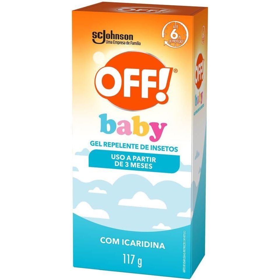 Repelente de Insetos Off Gel Baby 117g