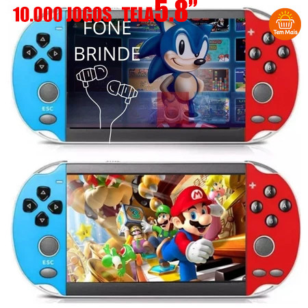 16GB 2025 Videogame Portatil Tela 5.8 /5.5 10000 J