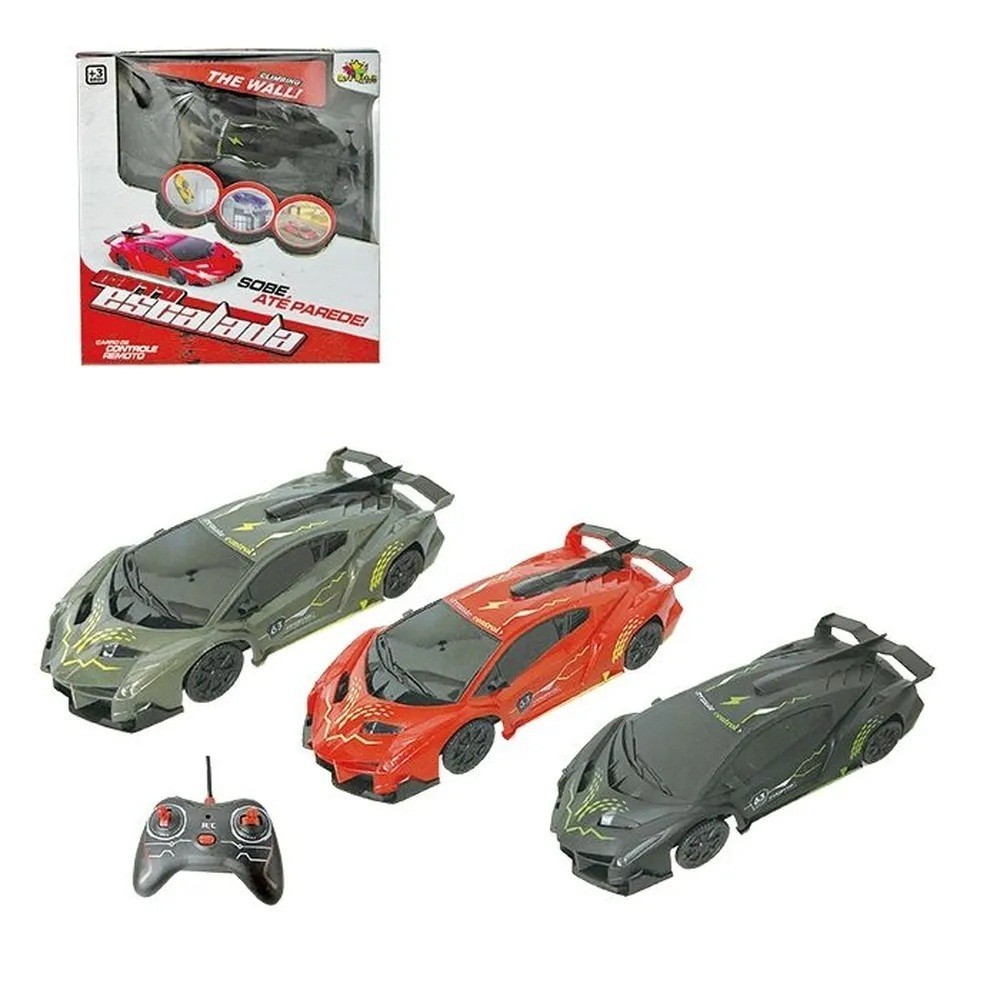 Carro Escalada Controle Remoto Que Anda Na Parede E Teto Art Brink Preto
