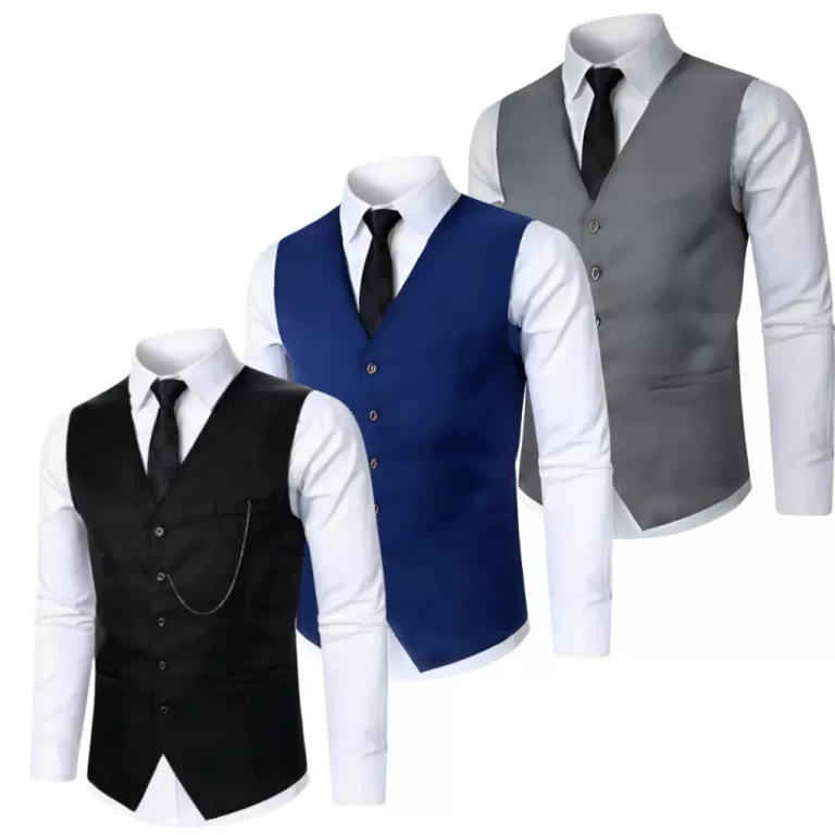 Kit 3 Coletes Social Slim Masculino Alfaiataira P/