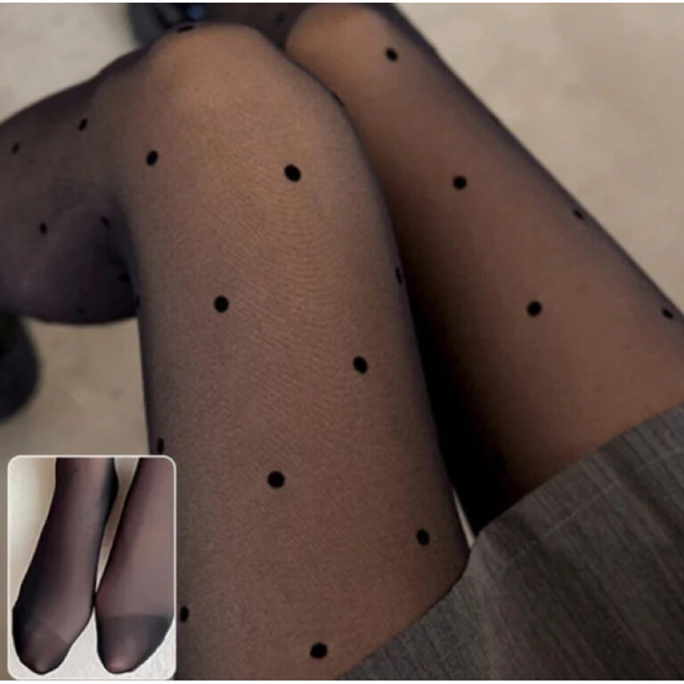 Meia-Calça Térmica Feminina Com Bolinha/Laço/Co