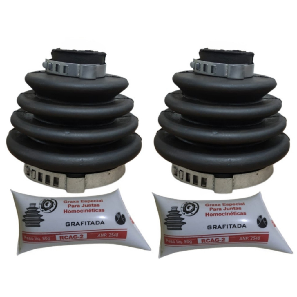 Par Kit Coifa Homocinetica Roda Cambio Kombi 1978 A 2014