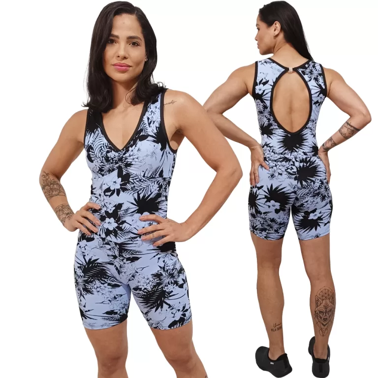 Macaquinho Feminino Fitness Academia Alta Qualidad