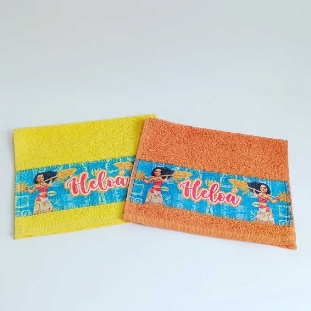 Toalha de Lavabinho Personalizada Infantil Creche Lembrancinha