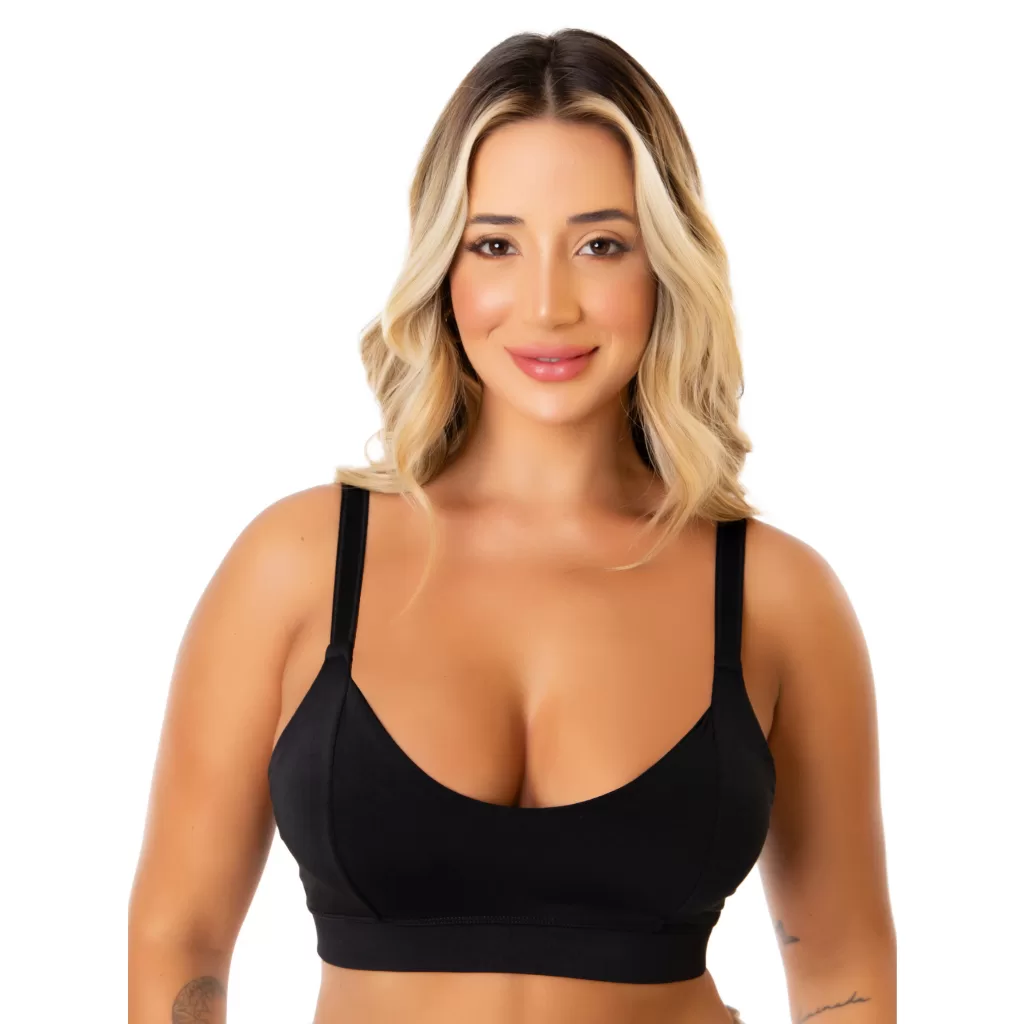 Sutiã Reforçado Sem Bojo Soutien Confortável Alça Reforçada Sustentação lingerie Feminina Confortáve