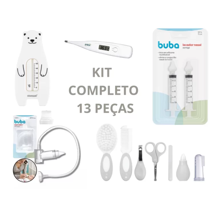 KIT Completo para Higiene do bebe e cuidados com 1