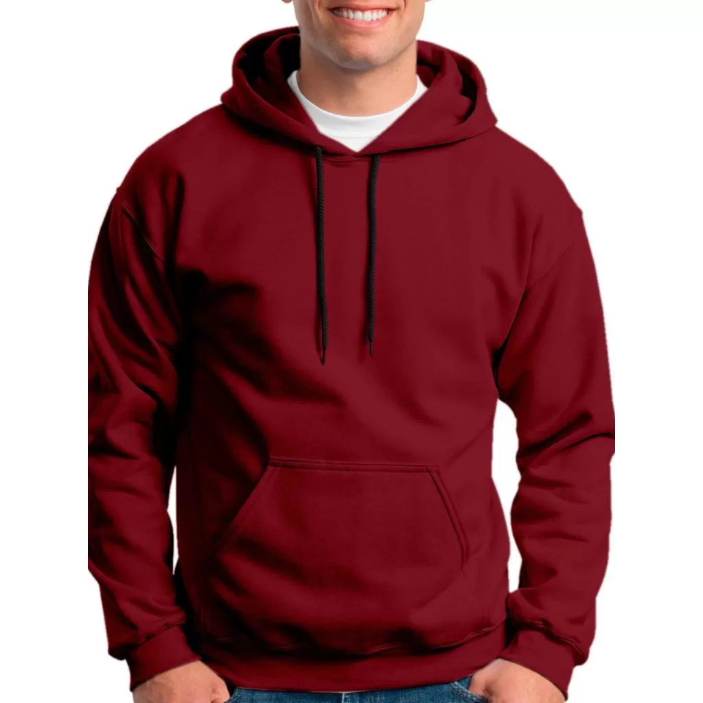 Blusa de Frio Moletom Com Capuz Bolso Agasalho Algodão Tecido Grosso Abrigo Confortável