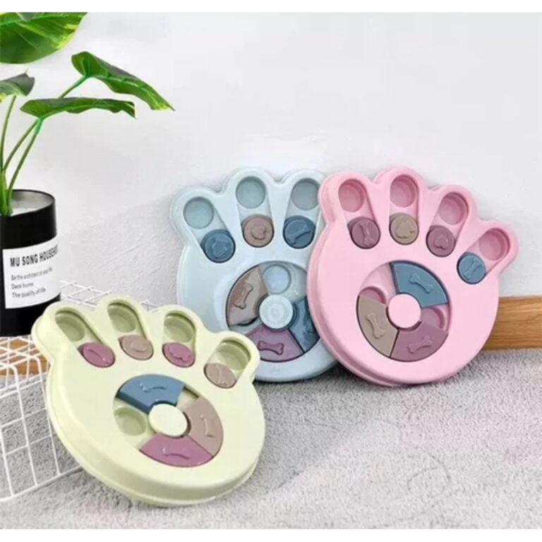 Comedouro Brinquedo Interativo Lento Para Cachorro