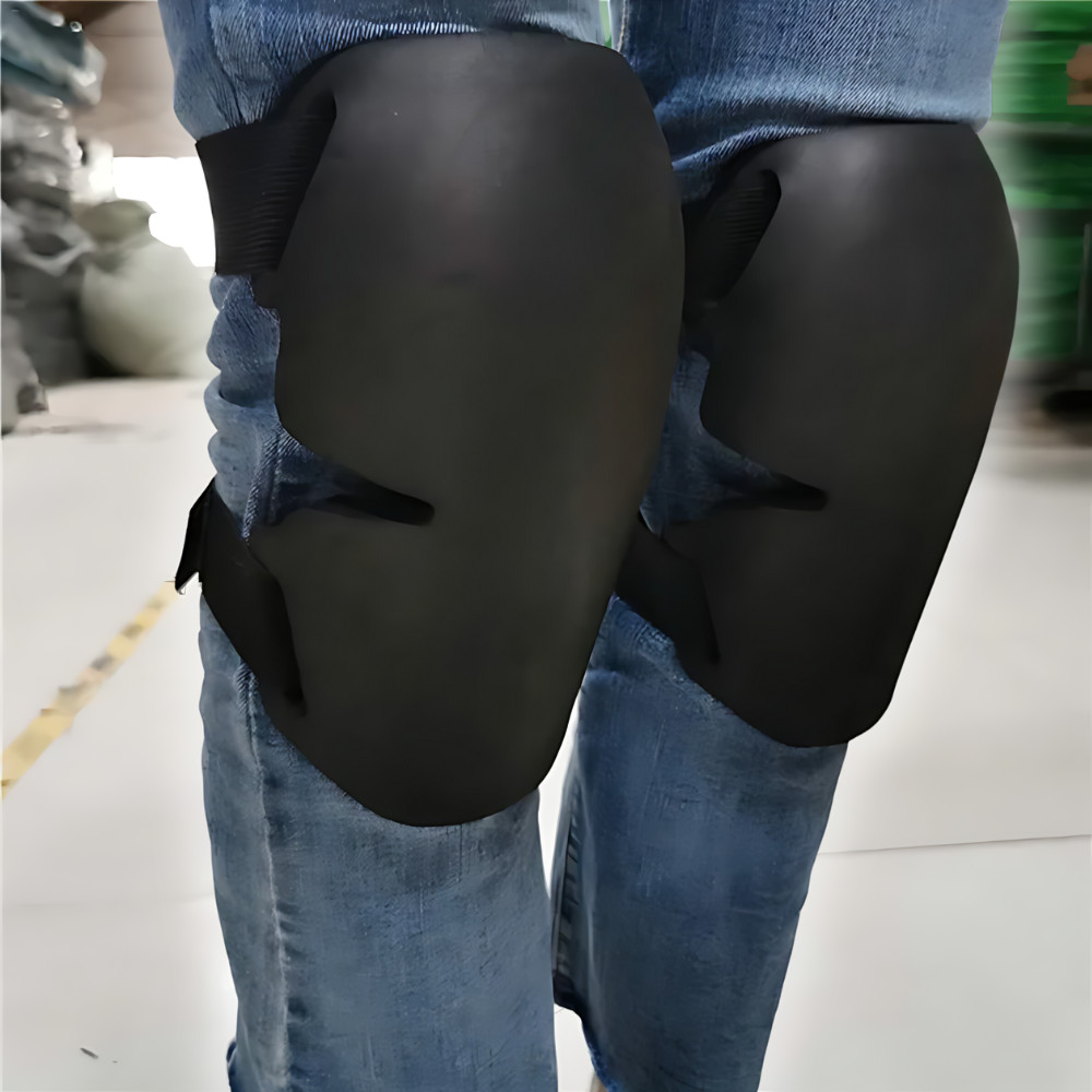 Joelheira de Proteção Multiuso Preta Crossfit Resistente JoeFlex Esporte Segurança Assentar Piso EVA