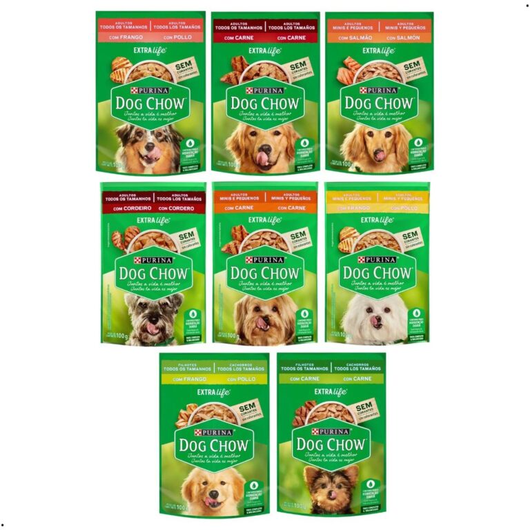Dog Chow Sachê Alimento Úmido Cachorros Sabores 