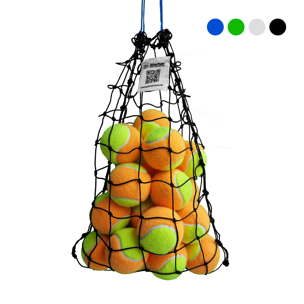 Saco Para até 20 Bolas de Beach Tennis ou Tênis, Porta Bolas