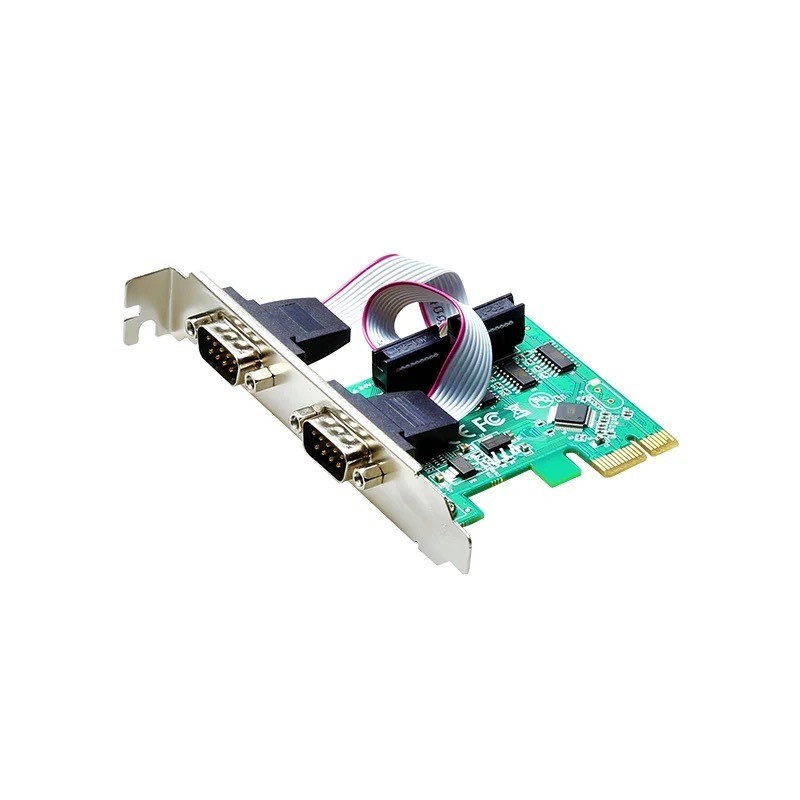 Placa Pci Express 1x 2 Porta Serial Db9 Rs232 Rs485 Rs422